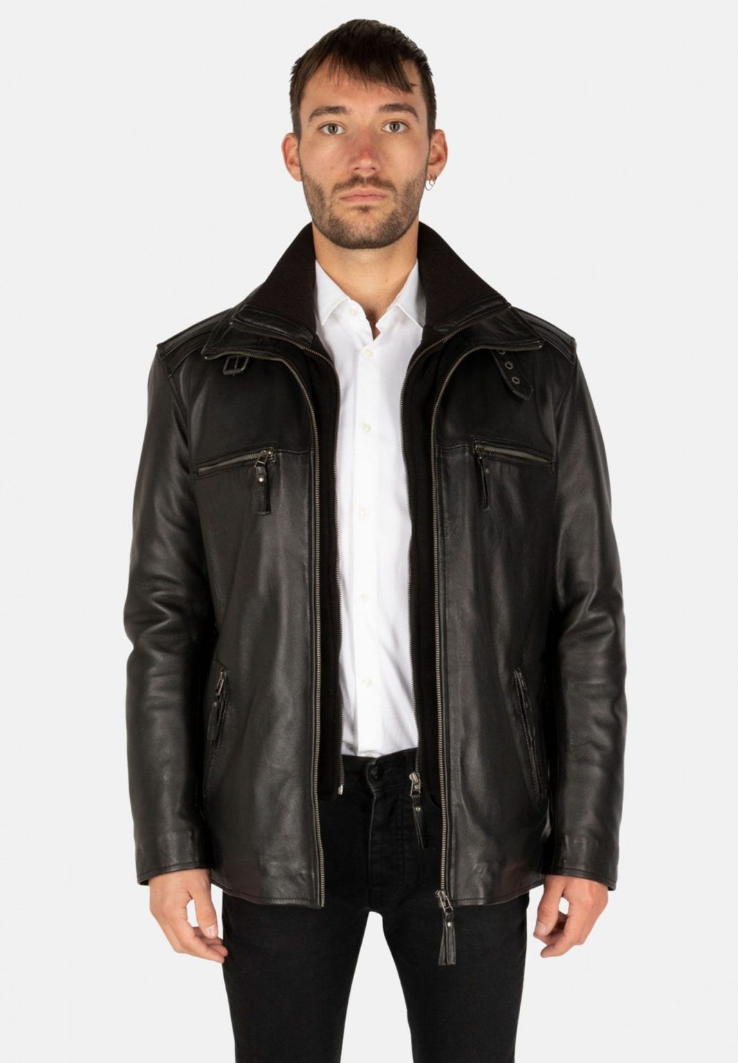 flex-black-leather-parka