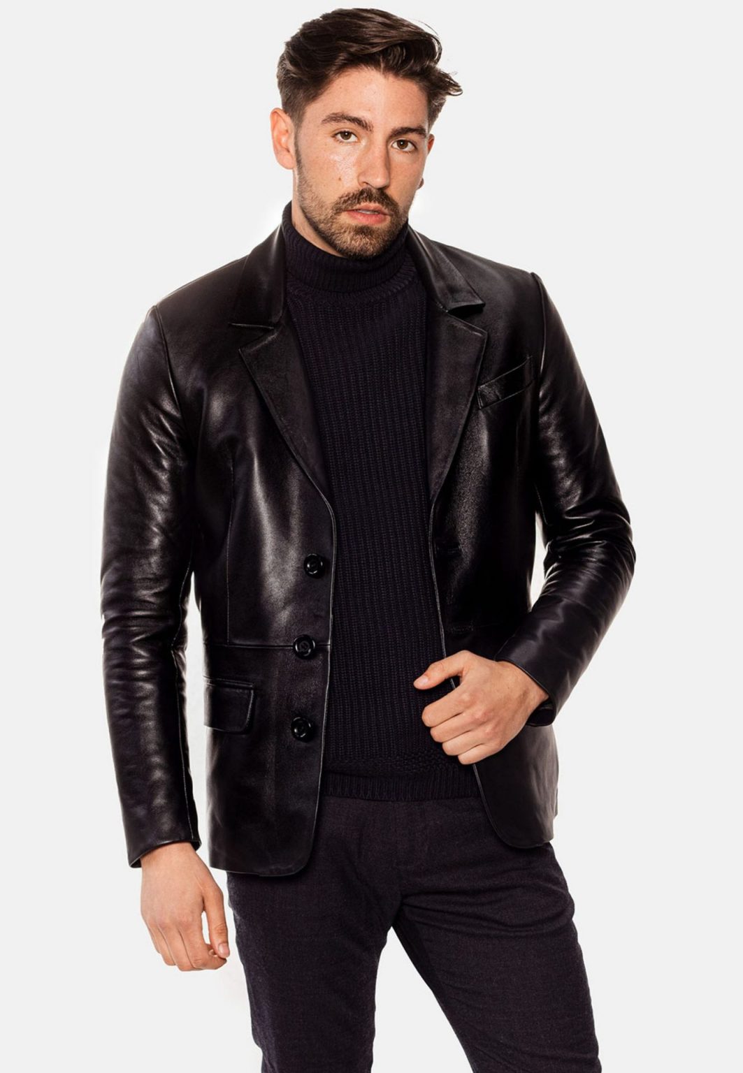 hype-leather-blazer-black